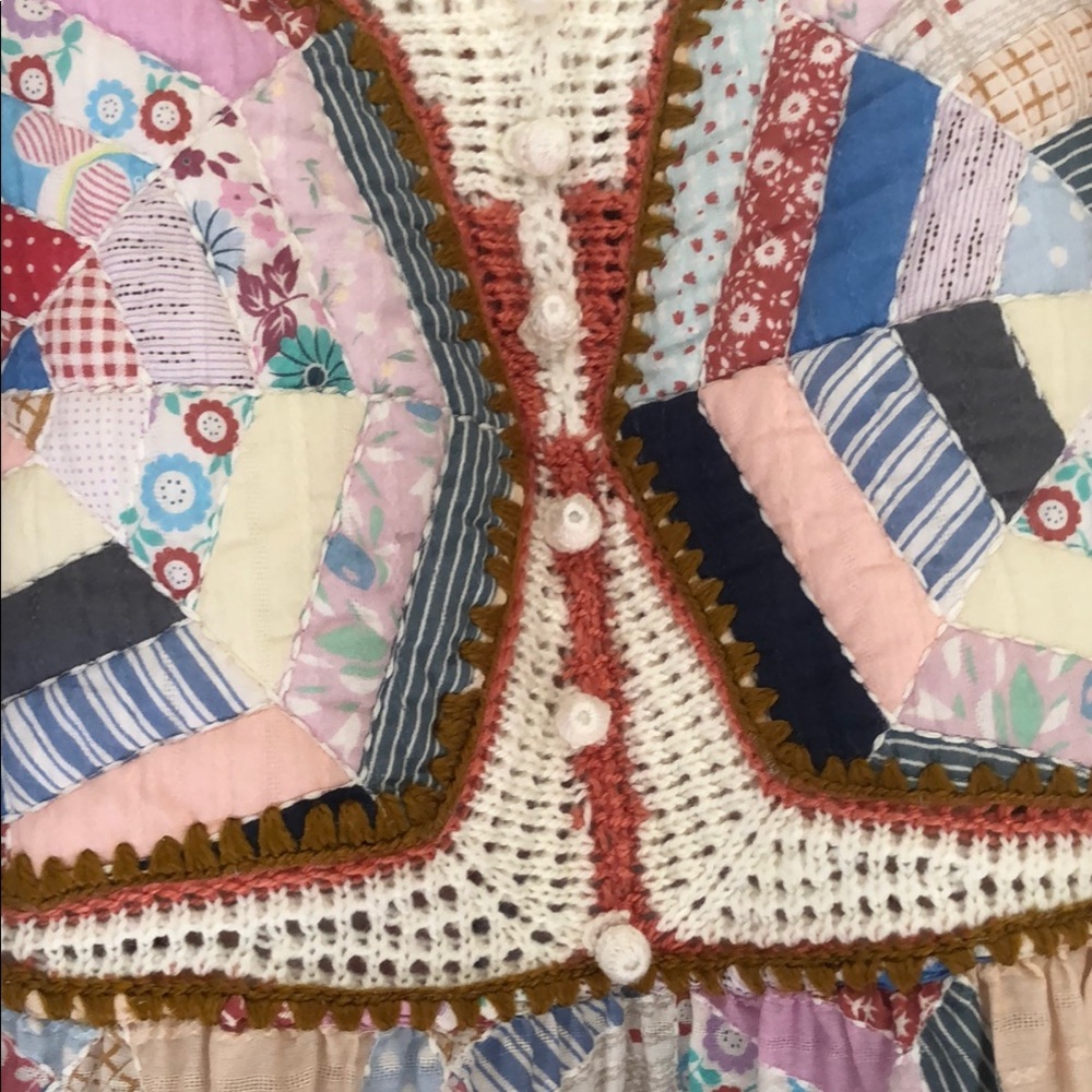 Sea Multicolor Patchwork Mini Dress - image 5